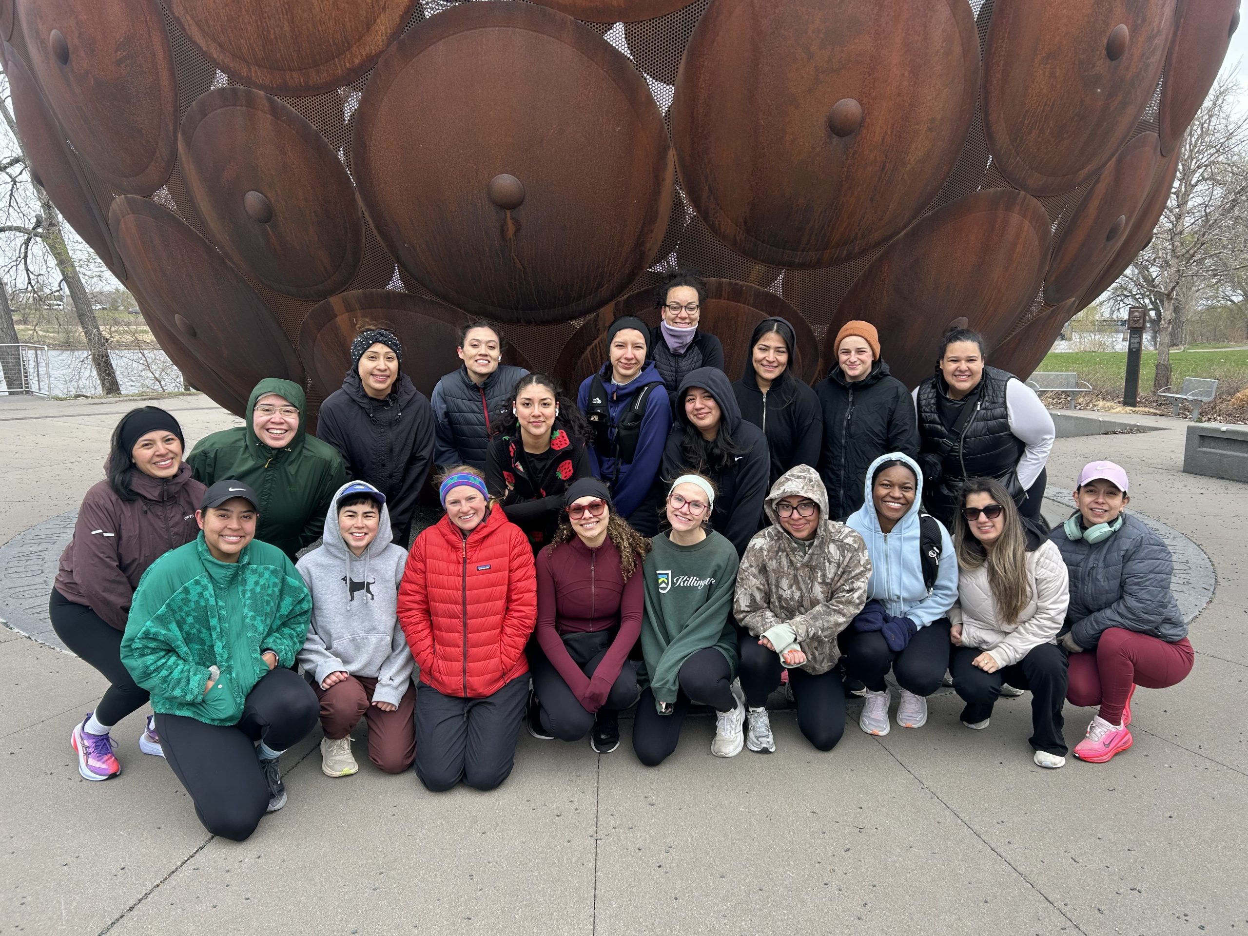 Women of Color Running Together