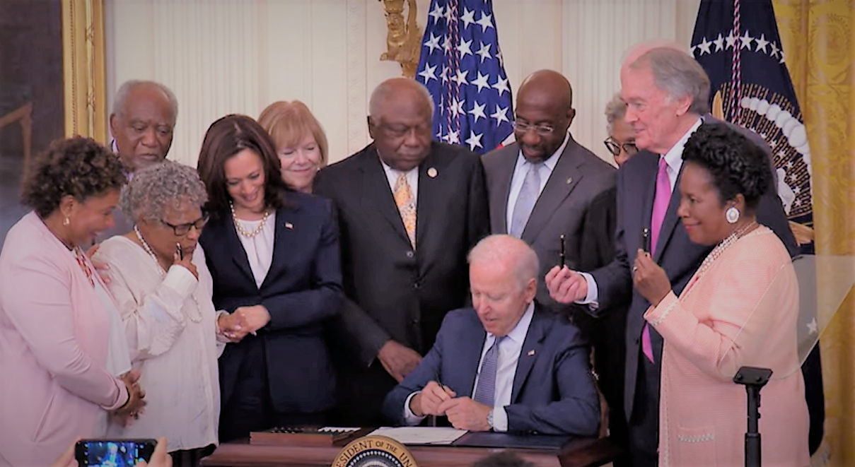 President Biden signs Juneteenth holiday into law – Minnesota Spokesman ...