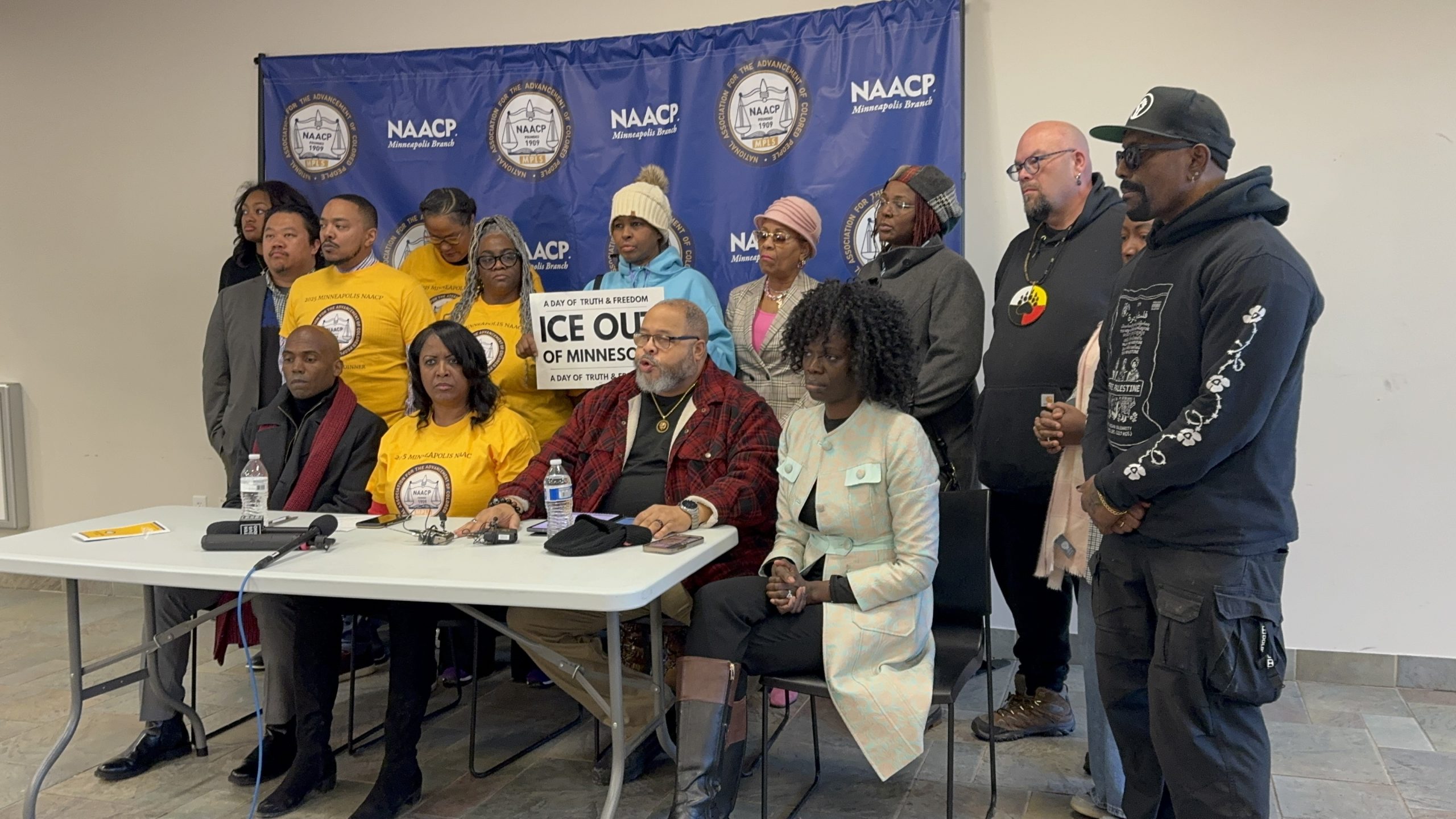 Minneapolis NAACP holds press conference after federal shooting, says ‘We’re not doing George Floyd again’