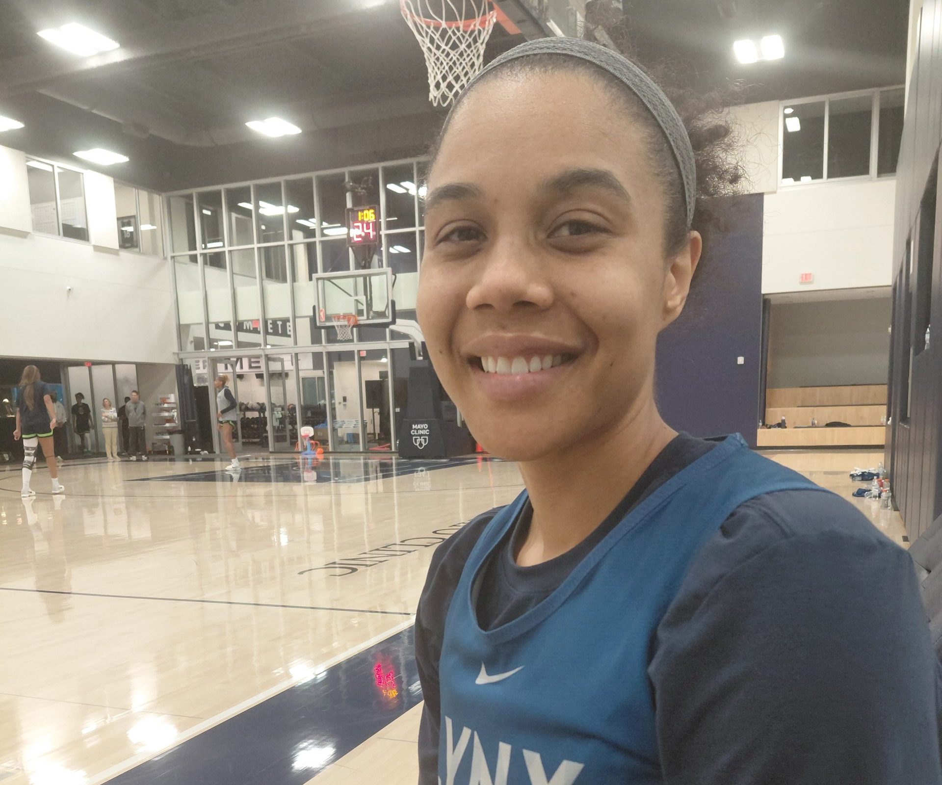 Lynx veteran Nia Coffey is her father’s daughter