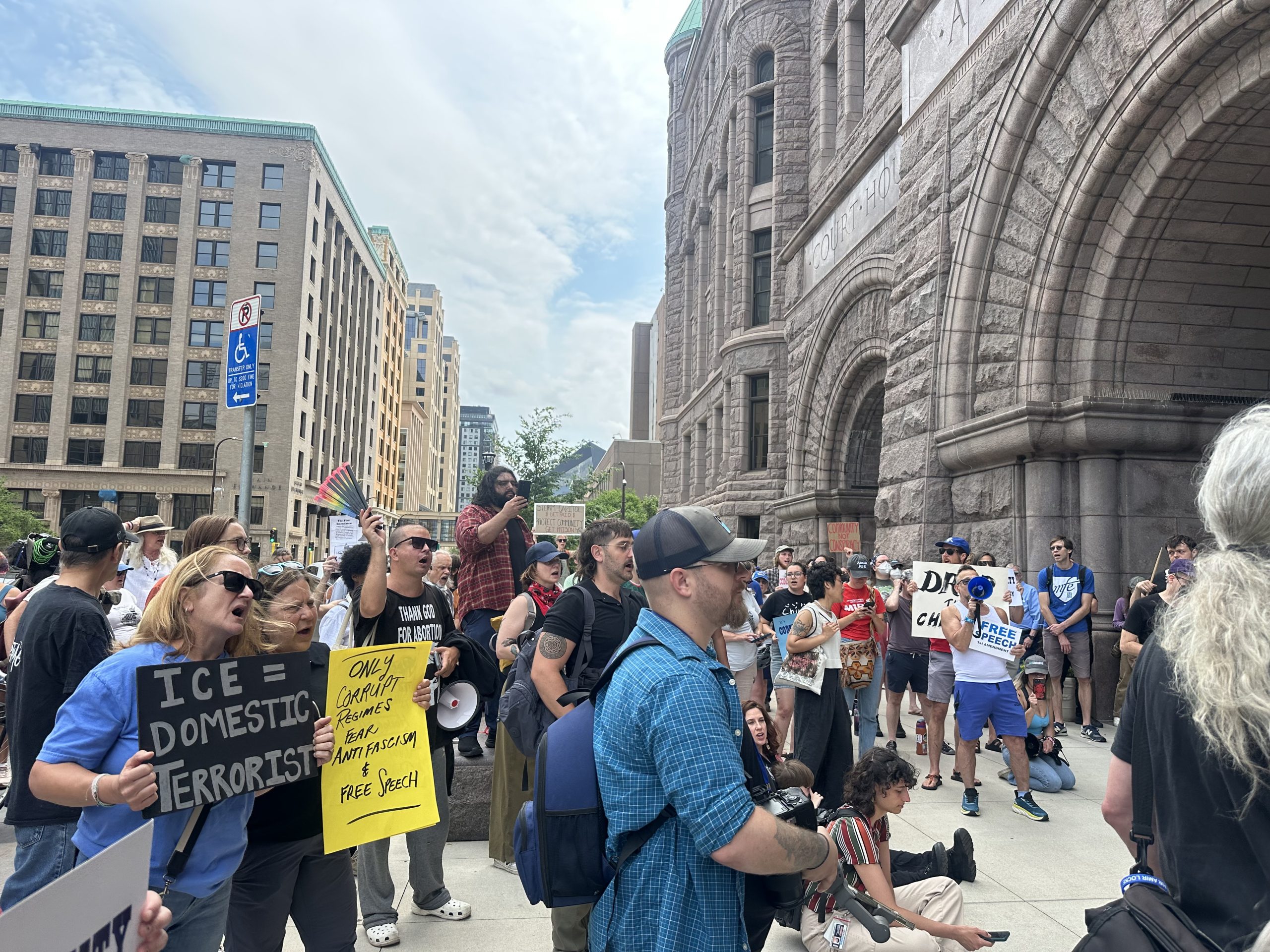 14 activists plead not guilty in anti-ICE case 