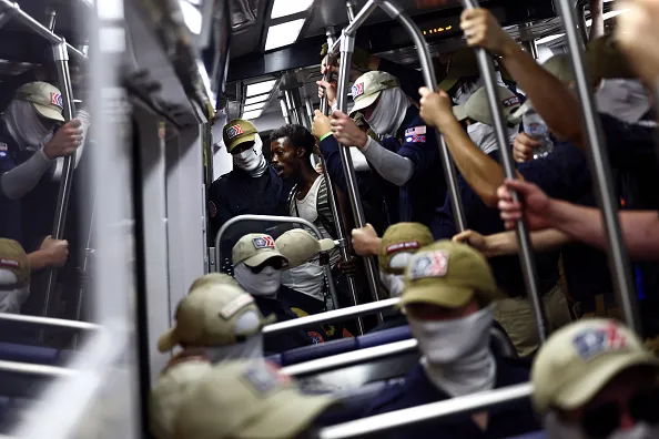 A Metro car photo became a portrait of Trump's America
