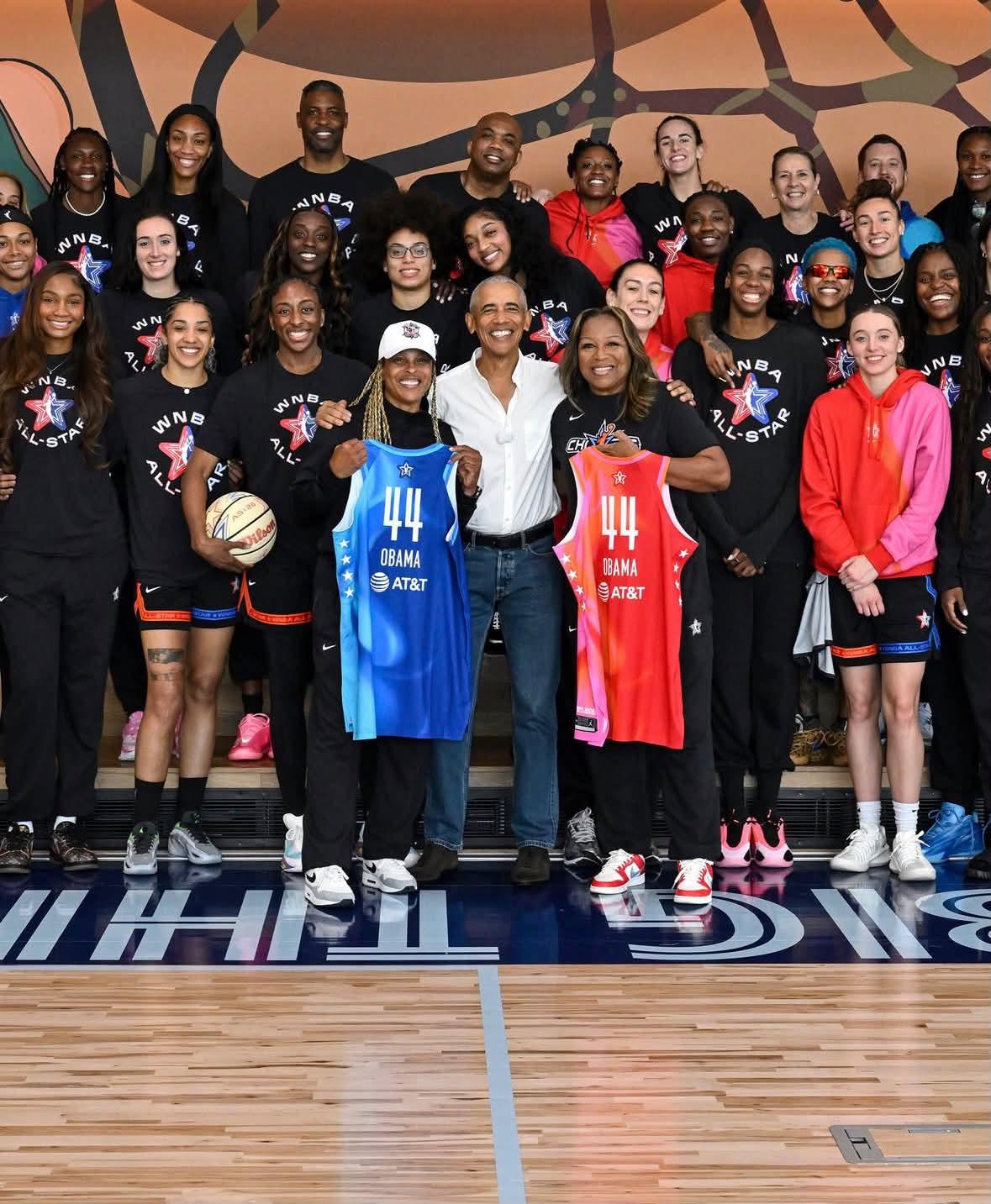 Obama stops by