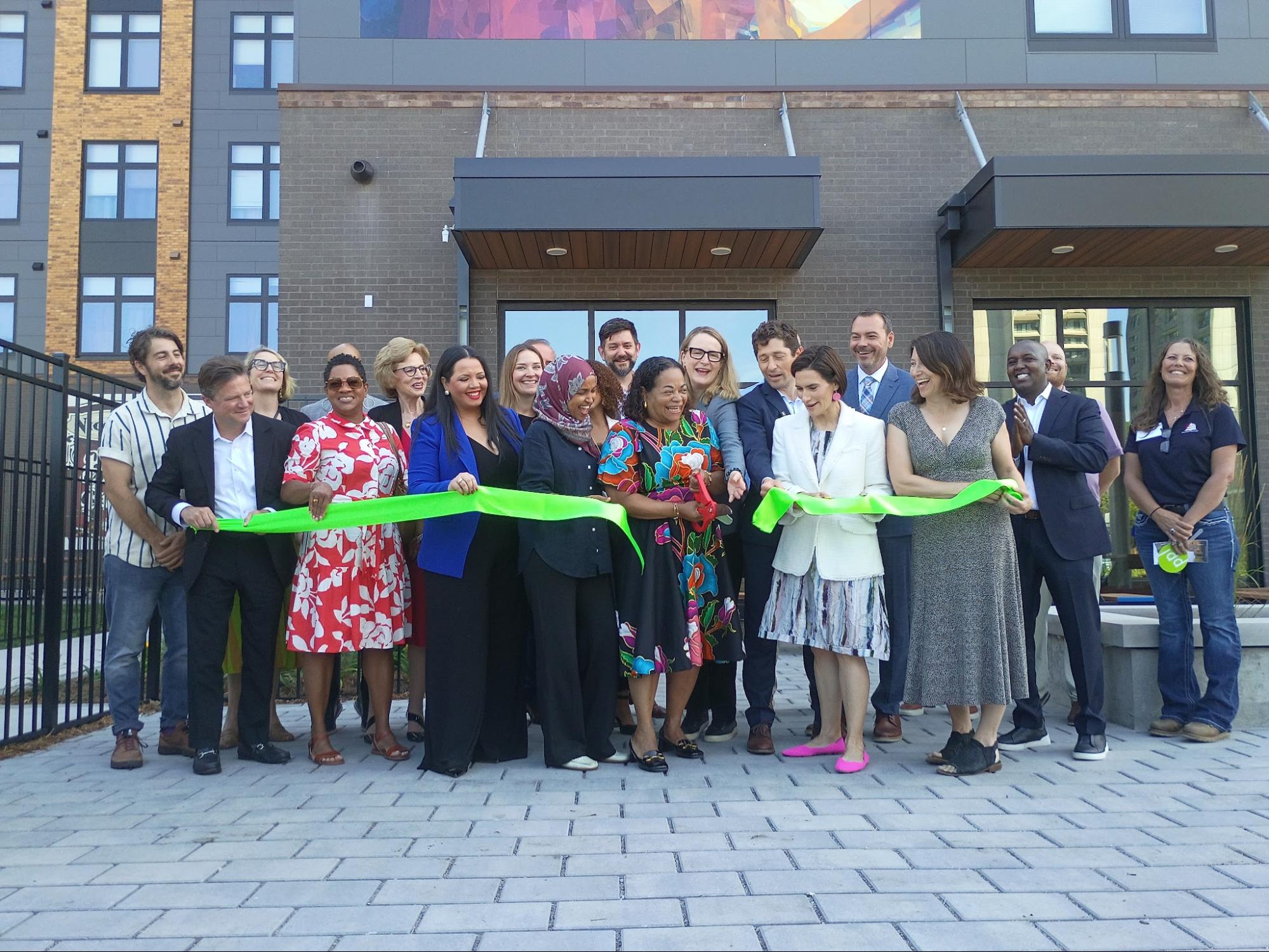 Opportunity Crossing opens on site of Wells Fargo branch burned in 2020 uprising
