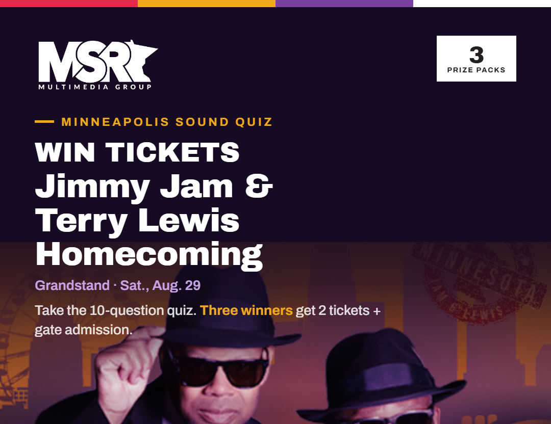Win Tickets to the Jimmy Jam & Terry Lewis Homecoming Concert at the State Fair