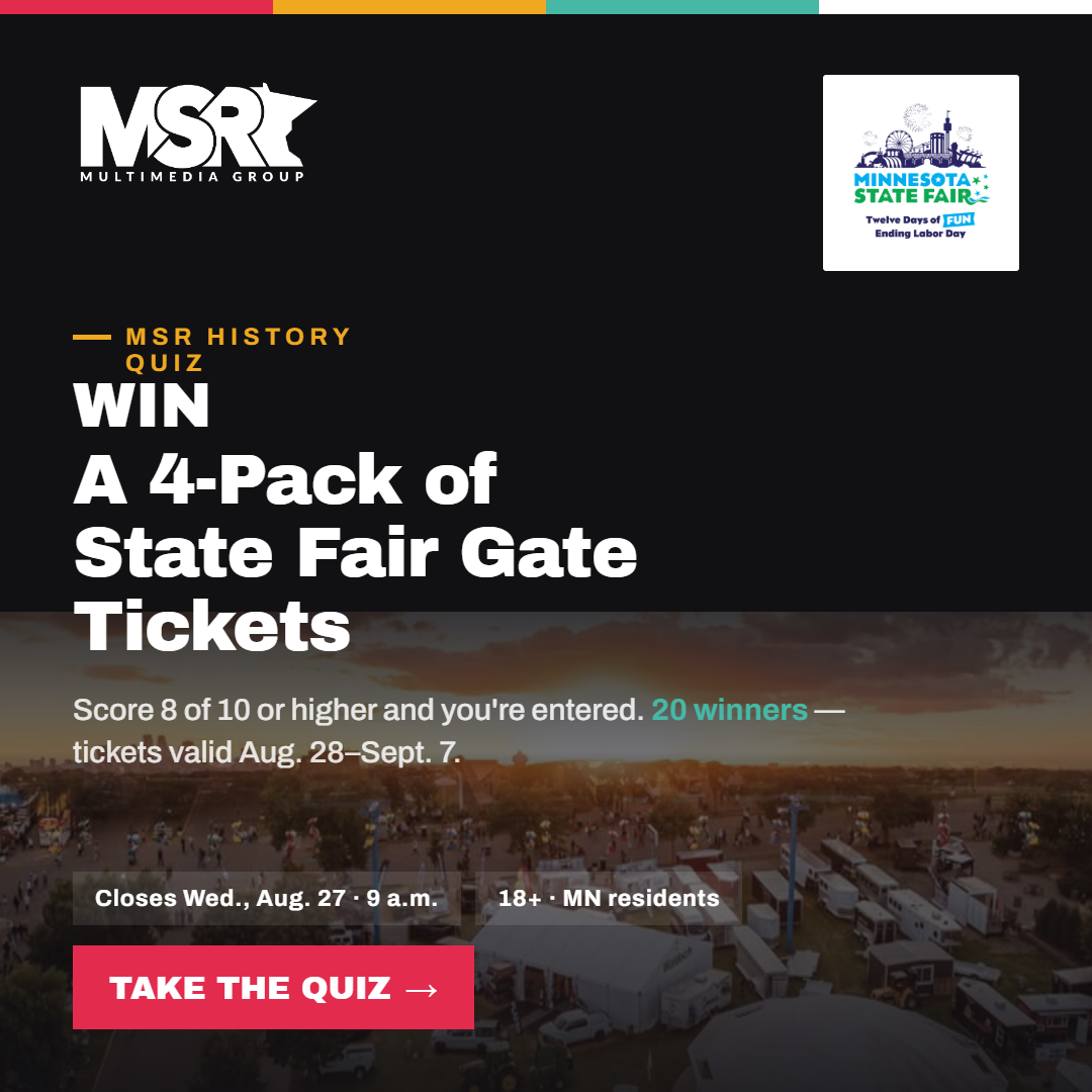 WIN: A 4-Pack of Minnesota State Fair Gate Admission Tickets