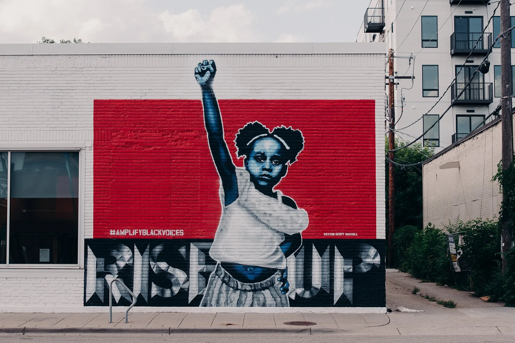 Graffiti artist Peyton Russell’s latest works confront ICE surg